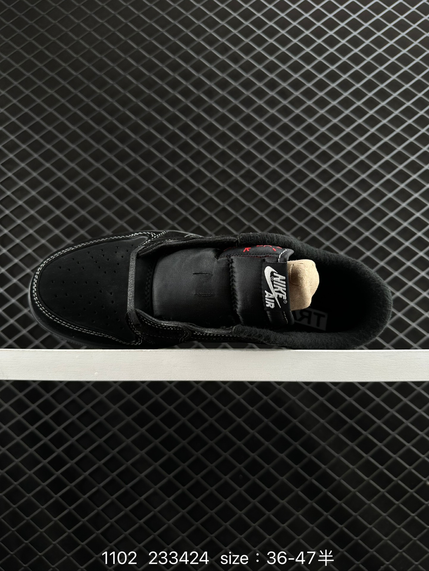 fragment design x Travis Scott x Nike Air Jordan 1 Low OG SP”Black/Green Toe“